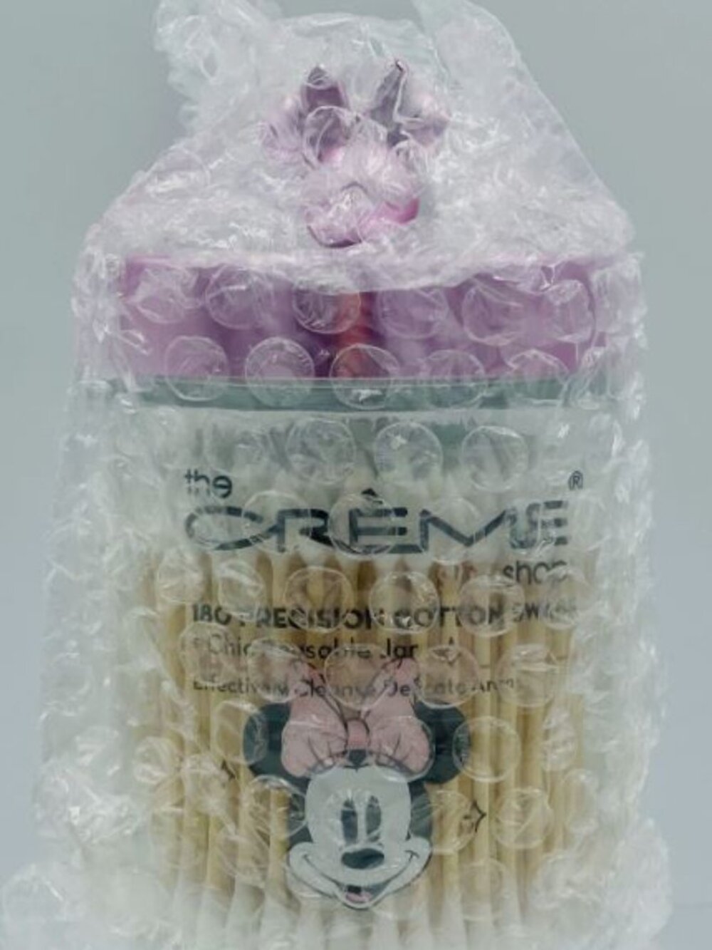 The Creme Shop Minnie Mouse Disney Chic Reusable Jar 180 Precision Cotton Swabs - Picture 2 of 4